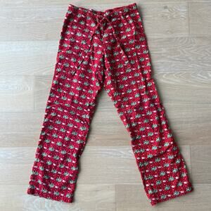Vineyard Vines Flannel Red Whale Holiday Christmas Pajama Pants XS